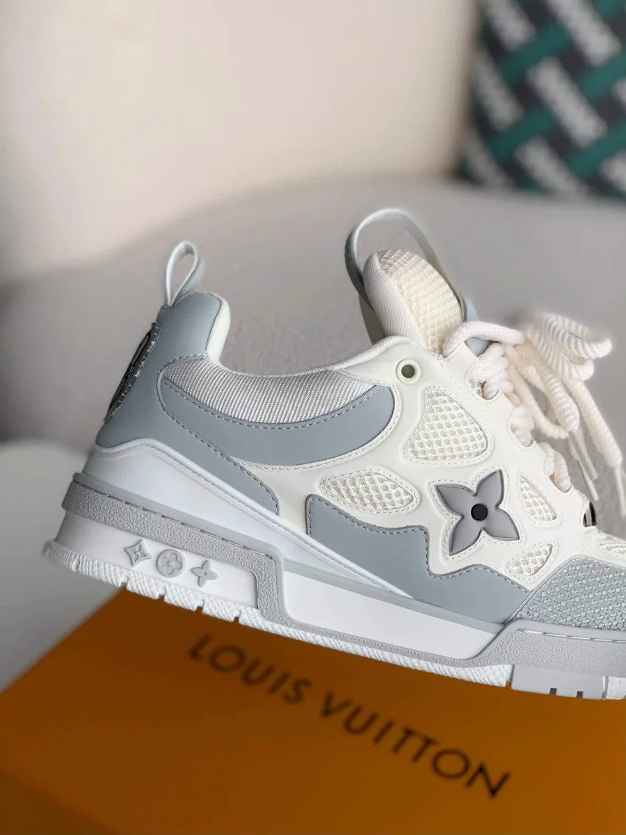Louis Vuitton LV Skate Monogram Trainer Light Grey Sneaker - Image 8